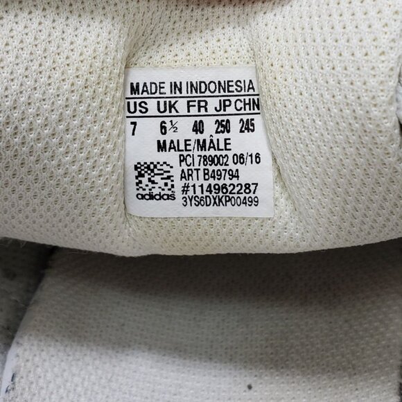 Adidas Originals Superstar White & Black Low-Top Sneakers Men's Size 7 - Picture 9 of 9